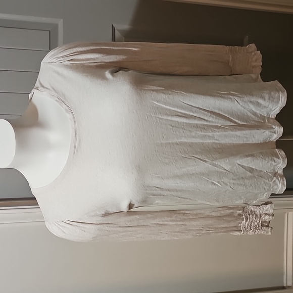 Cato Cream Long Sleeve Blouse - Picture 1 of 8